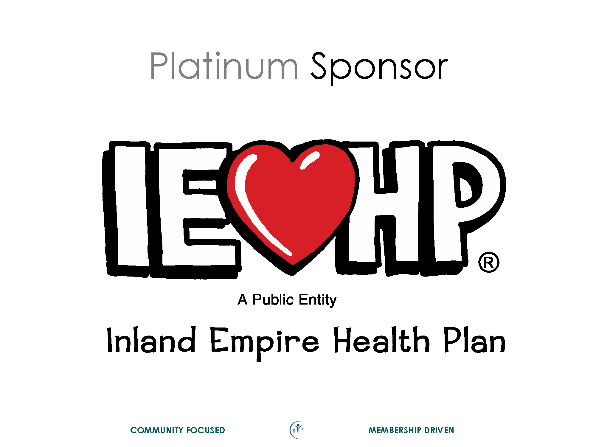 IEHP Platinum Sponsor