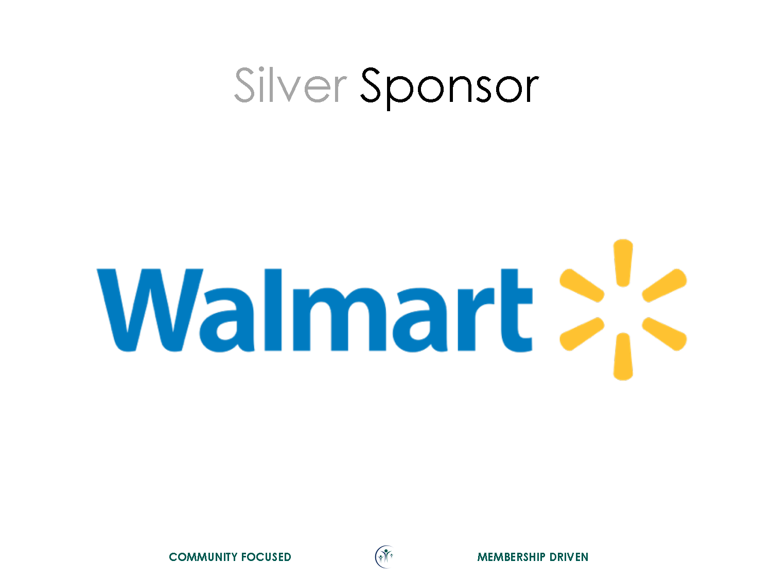 Walmart Silver Sponsor